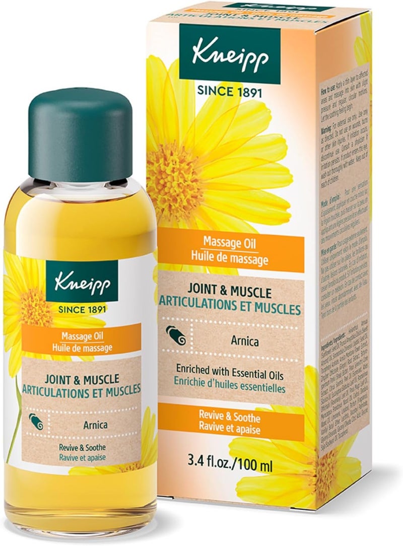 Kneipp Arnica Massage Oil for Joint & Muscle Relief - 3.4 fl. oz. - Image 1