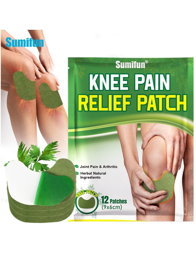 Sumifun Knee Pain Relief Patch Joint Pain & Arthritis Herbal Natural Ingredients 12pcs - Image 1