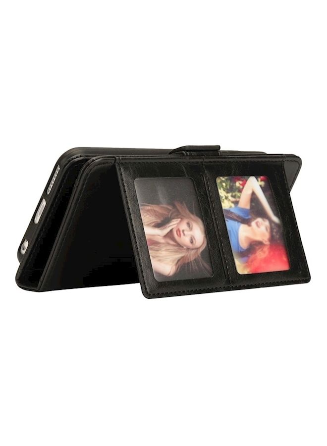 NIBEMINENT Protective Wallet Card Case Cover For Apple iPhone 6/6s Black  - Image 2
