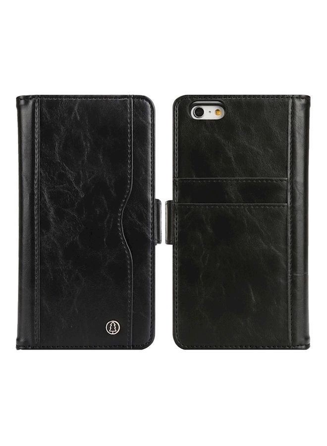 NIBEMINENT Protective Wallet Card Case Cover For Apple iPhone 6/6s Black  - Image 1