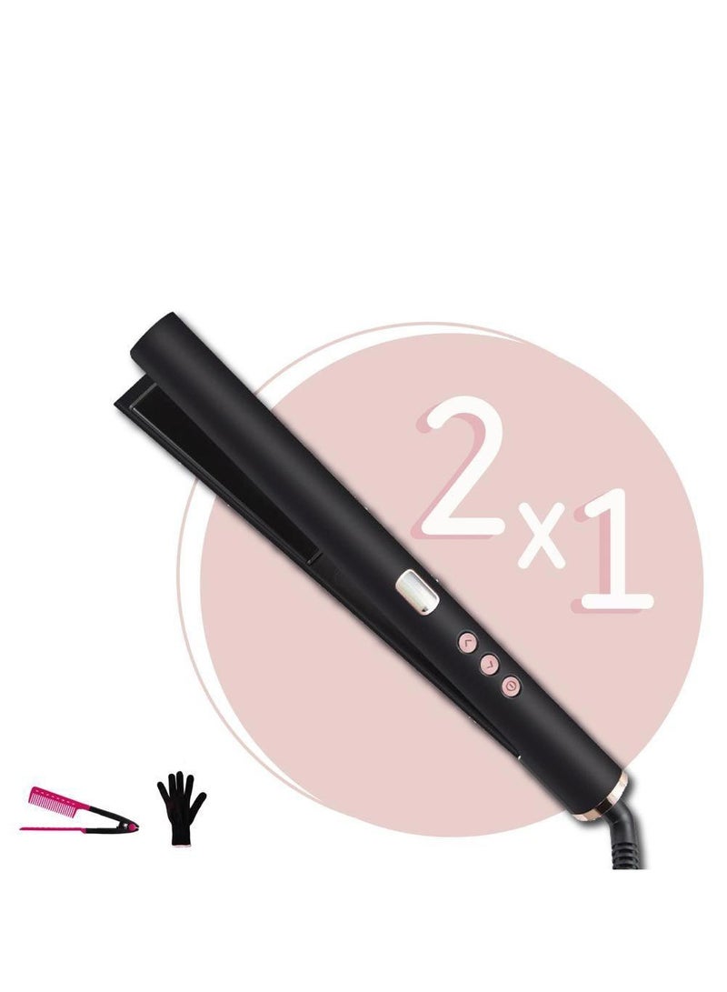Generic Professional 2 in1 Hair straight and curler  - Image 1