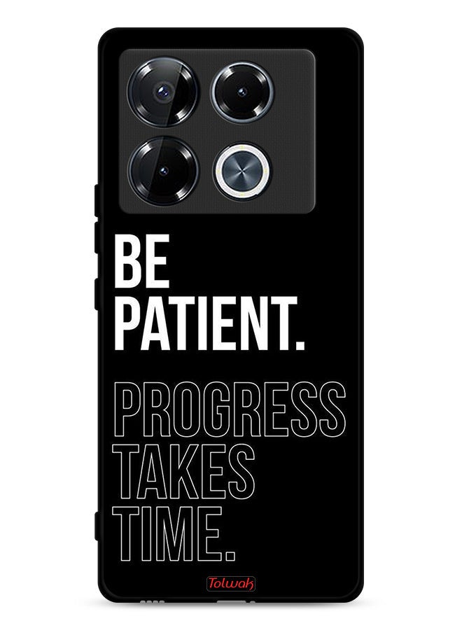 Tolwak Infinix Note 40 Pro 5G Protective Case Cover Be Patient Progress Takes Time - Image 1