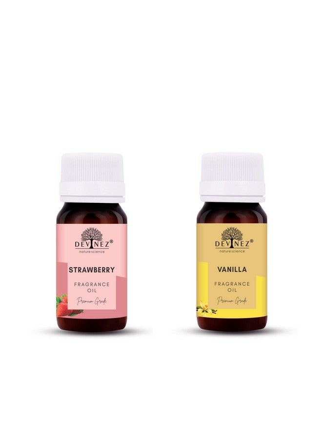 Devinez Strawberry Vanilla Aroma Oil For Diffuser/Ultrasonic Aroma Diffuser/Tealight Diffuser/Reed Diffuser 30Ml Each - Image 1