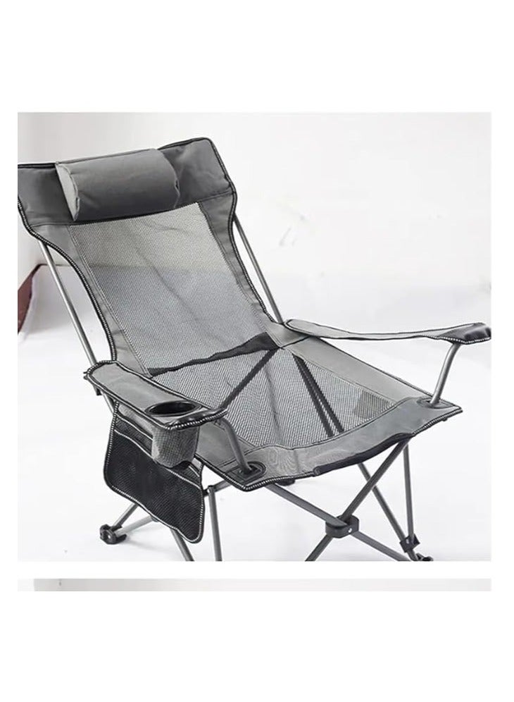 كرسي تخييم قابل للطي مع وسادة مريحة - Image 1