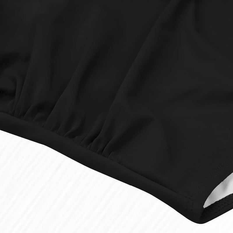 Eomenie Women's One Piece Swimsuits Tummy Control Cutout High Waisted Bathing Suit Wrap Tie Back 1 Piece Swimsuit Black Pink - Image 4