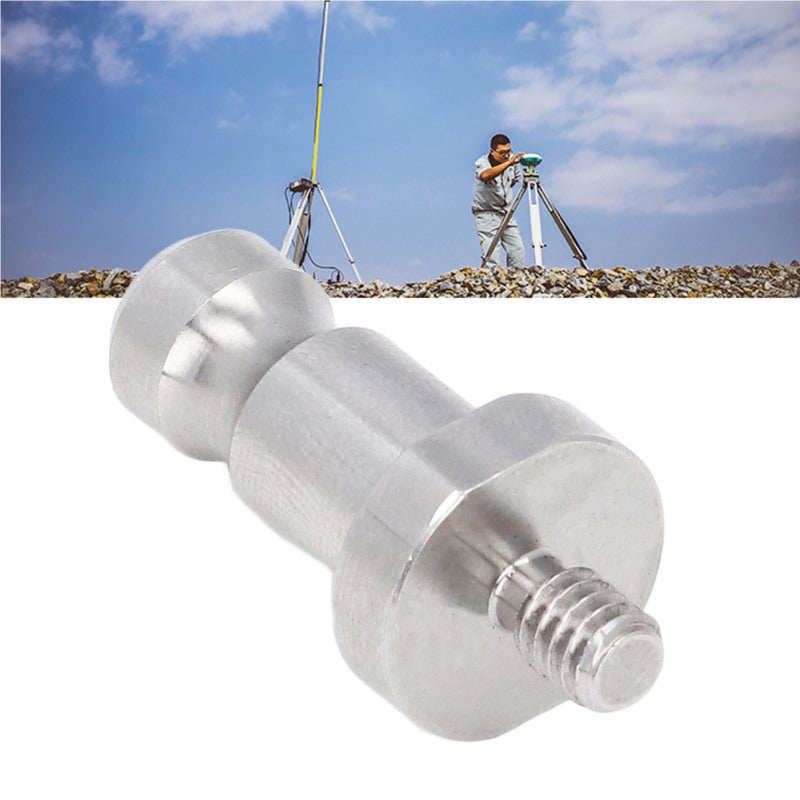 Prism Pole Adapter Mount Attachment AD‑L02 to 1/4‑20(stainless Steel) GPS RTK Total Station Base Connector - Image 4