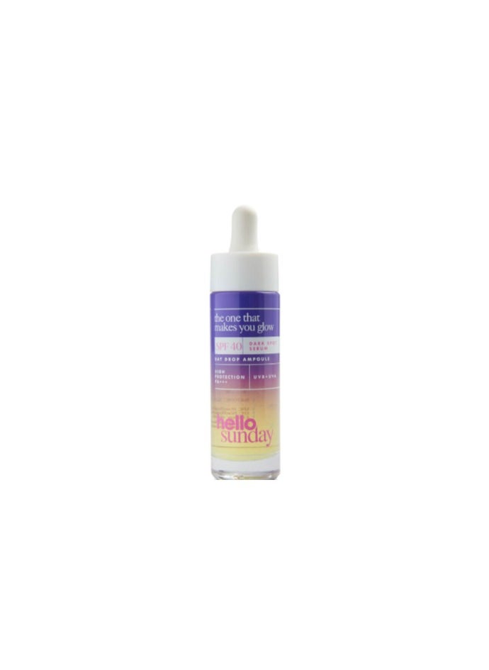 hello sunday HELLO SUNDAY THE ONE THAT MAKES YOU GLOW SPF 40 30ML 