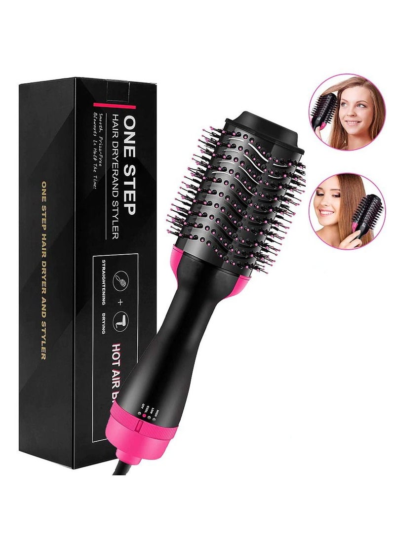 One Step 3 in 1 Hair Dryer & Volumizer, 1 Step, Professional Hot Air Brush, Comb, Curling Iron, Hair Straightener Brush  - Image 1