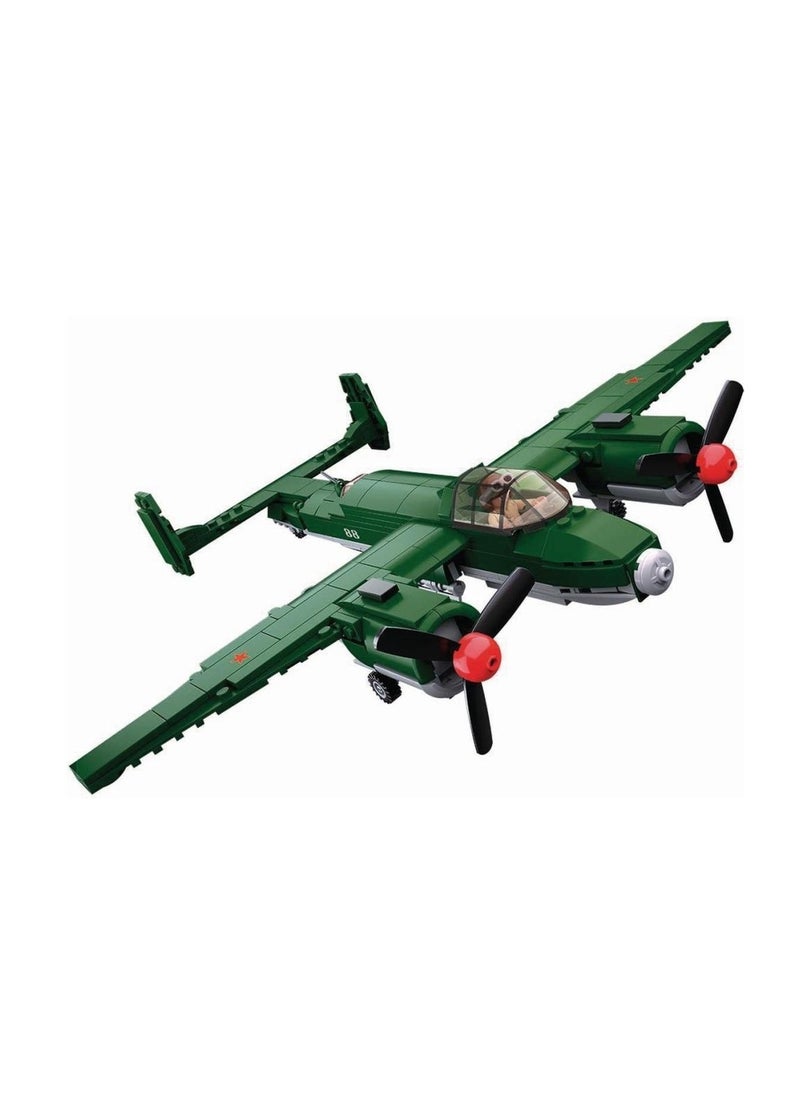 Sluban - WWII Army Tupolev TU-2 Bomber Airplane Bricks Set 311 Pieces - M38-B0688
