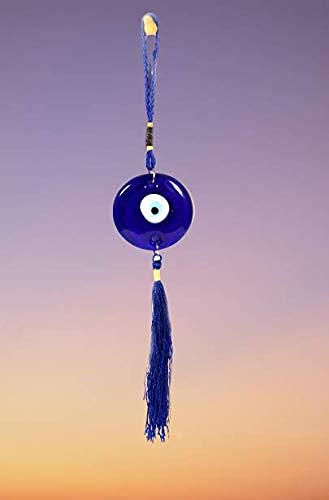 PANCIKAA Evil Eye Hanging for Car, Home & Office | Entrance Décor Nazar Battu | Global Blue Medium Hang for Good Luck & Prosperity | AAA Quality - 25 cm | Zodiac Lucky Charm Success, Health & Wealth - Image 5