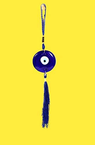 PANCIKAA Evil Eye Hanging for Car, Home & Office | Entrance Décor Nazar Battu | Global Blue Medium Hang for Good Luck & Prosperity | AAA Quality - 25 cm | Zodiac Lucky Charm Success, Health & Wealth - Image 4
