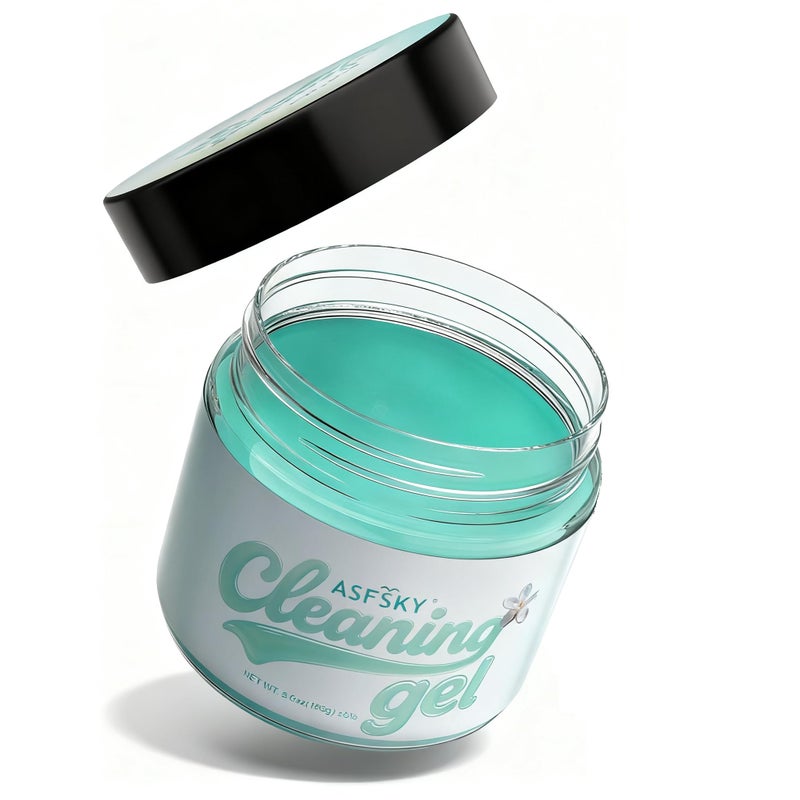 ASFSKY Car Cleaning Gel GreenMagnolia Cleaning Putty Universal Dust Cleaning Car Interior Cleaner Keyboard Dust Remover Car Slime Gifts for Women Girl Men1 Pack - Image 3