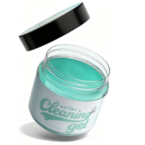 ASFSKY Car Cleaning Gel GreenMagnolia Cleaning Putty Universal Dust Cleaning Car Interior Cleaner Keyboard Dust Remover Car Slime Gifts for Women Girl Men1 Pack - Image 1