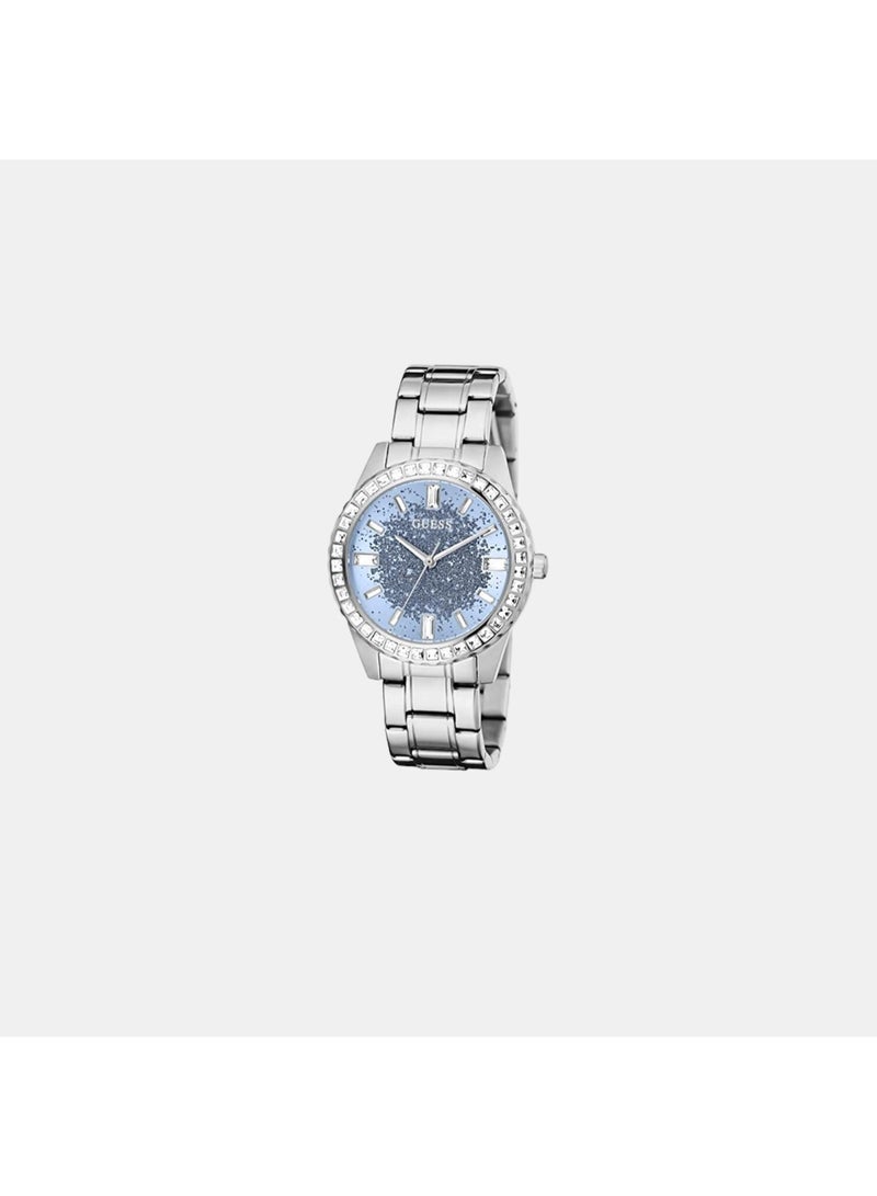GUESS Women's Glitter Burst Collection Analog Blue Dial Watch - GW0405L1 - Image 3
