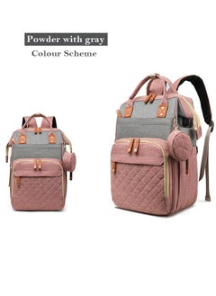 ZCM-HAPPY Diaper Bag Backpack, Multifunction Travel Back Pack Maternity Baby Changing Bags, Large Capacity, Waterproof and Stylish  - Image 2