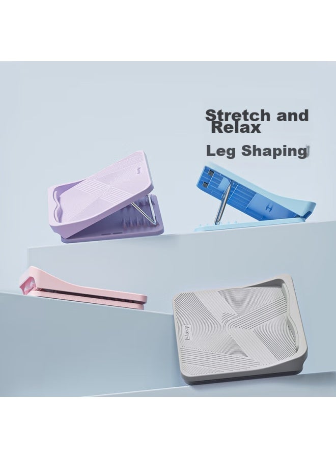 Keep Stretching Board, Inclined Pedal, Calf Stretcher, Middle School Entrance Exam Training Aid, Home Leg Lifting Stretch Bench, Oxygen Purple - Image 3