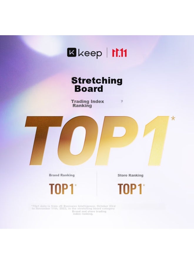 Keep Stretching Board, Inclined Pedal, Calf Stretcher, Middle School Entrance Exam Training Aid, Home Leg Lifting Stretch Bench, Oxygen Purple - Image 2