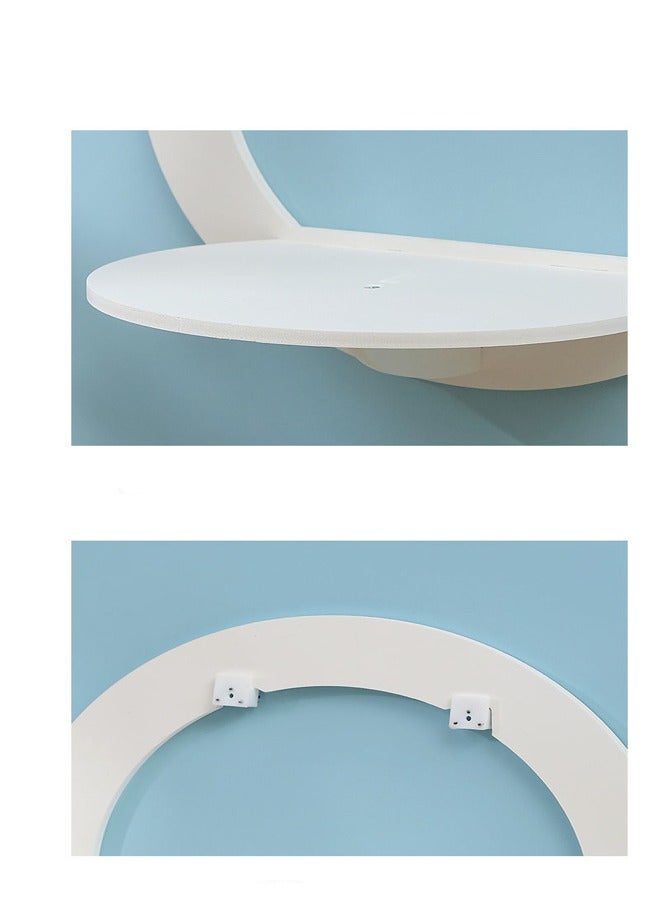 Raffine 2 Piece Wall Shelf Punch Free Bedside Display Stand Flower Pot Holder - Image 3