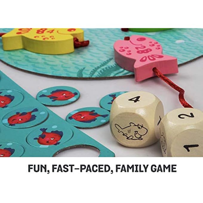 CHALK AND CHUCKLES Beware of The Shark Board Game for Kids 48 Years Fun and Fast Games for Family and Boys Girls Age 5 Yrs and Up - Image 3