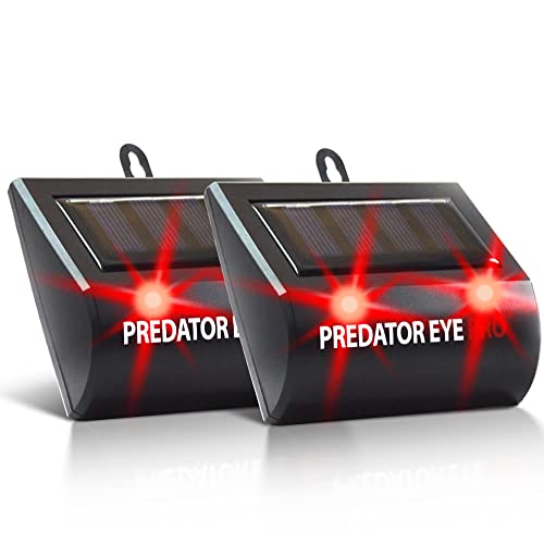 ASPECTEK Predator Eye PRO - Solar-Powered Predator Light with Kick Stand, 4600 Sq. Ft. Coverage for Night-Time Animal Control and Pest Repeller, 2 Pack - Image 1