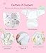 TatuDoll Reborn Baby Dolls Diapers Accessories 4Piece Pack Fit for 1724 inch Reborn Dolls Newborn Underwear Reusable Washable - Image 3