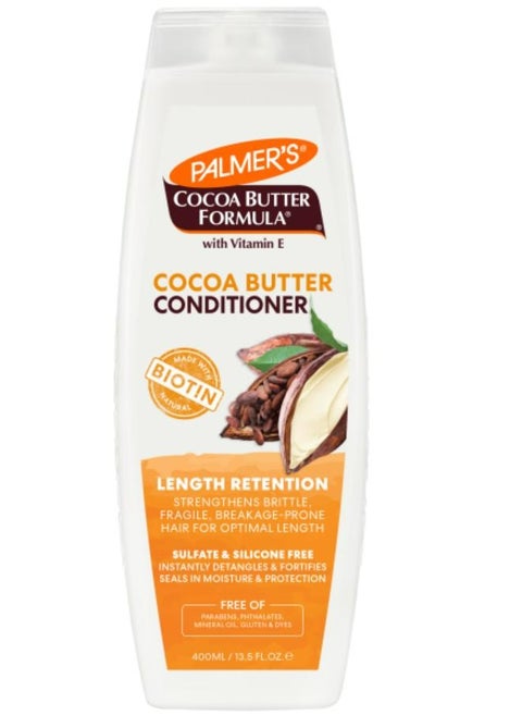Cocoa Butter Formula Length Retention Conditioner With Biotin 400 ML