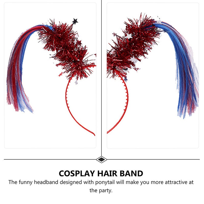 1Pc Ponytail Design Hair Funny Hair Accessory Festive Party Supply - Image 4