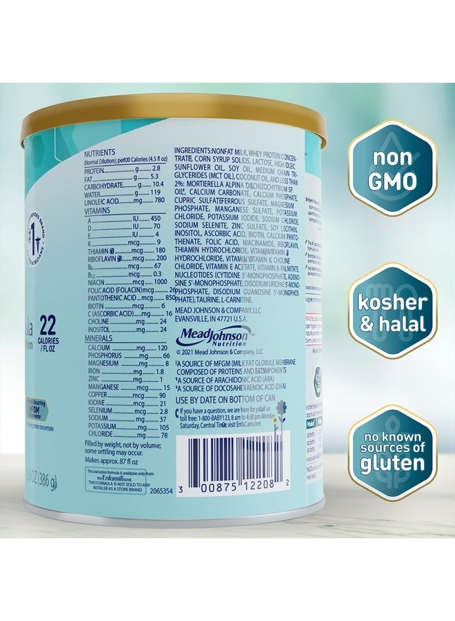 Enfamil NeuroPro EnfaCare High Cal Premature Baby Formula Milk-Based with Iron, Brain-Building DHA, Vitamins & Minerals for Immune Health, Powder Can, 13.6 Oz (Package May Vary) - Image 3