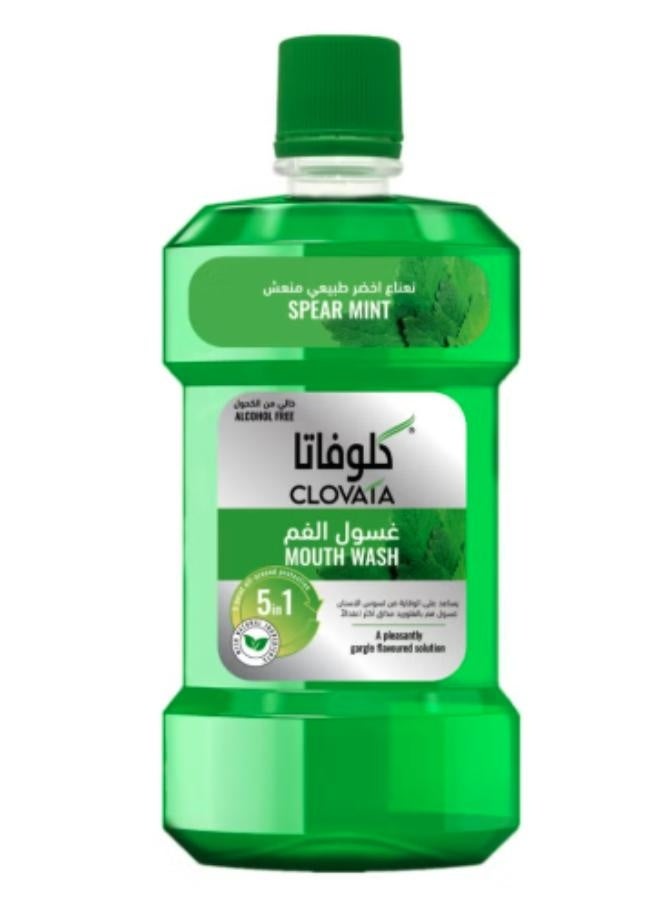 Clovata 5 in 1 Mouthwash with Green Mint - 250 ml - Image 1