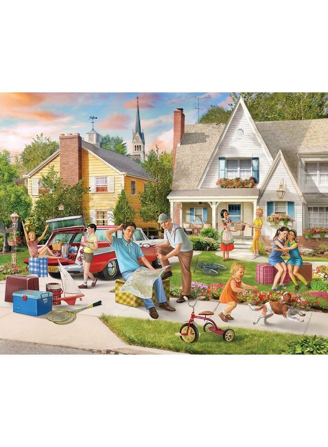 WHITE MOUNTAIN Puzzles Family Road Trip 1000 Piece Jigsaw Puzzle - Image 2