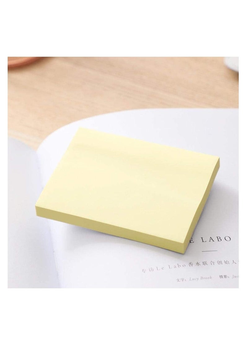 Deli 12-Pad Sticky Notes 3x4 Inch Size Yellow Colour - Image 4