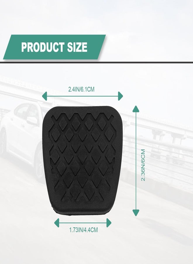 Vrasly 2 x Brake & Clutch Pedal Pad - Rubber Cover Pedal Pad Cover Replacement for Honda Civic Accord CR-V Acura 46545-SA5-000 - Image 2
