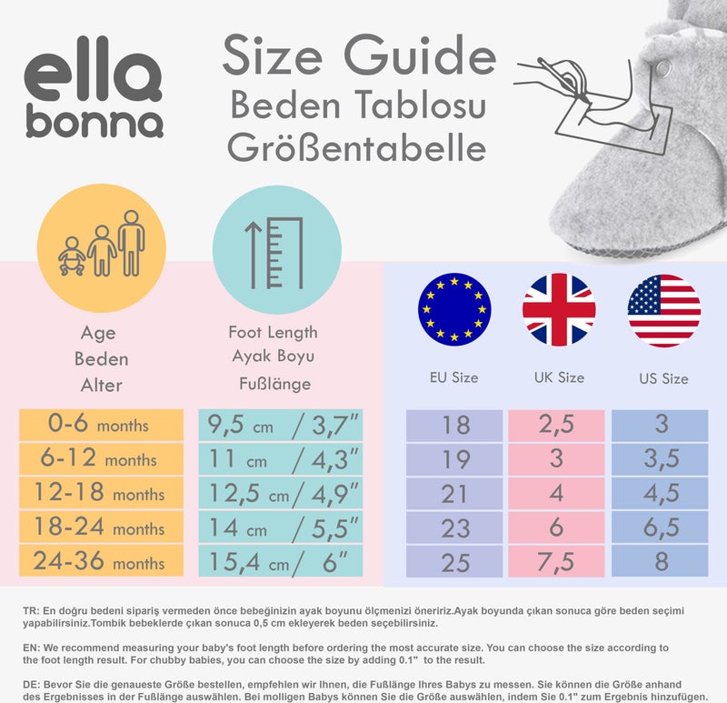 Ella Bonna Organic Cotton Baby Slippers, Non-Slip Sole, Newborn Booties, Home Nursery Shoes, Lego  - Image 2