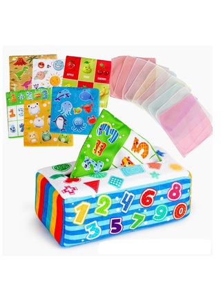Baby Tissue Box Toy, Baby Montessori Soft Box Toy Set, Soft Newborn Sensory Toy, Suitable For 6-12 Months Old Children Magic Tissue Box Baby Toy or Kids Educational Preschool Learning - pzsku/ZC8C6BEF33448415B69F3Z/45/_/1700730348/02988064-8694-40b3-bef7-4f4b300b5ee2