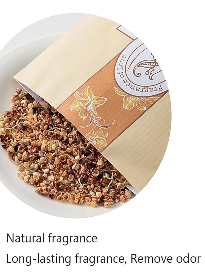 عبوة من 6 معطرات لخزانة الملابس مع أكياس معلّقة - أكياس معطرة لخزانات الملابس والأدراج - معطر أدراج بروائح طبيعية للخزائن والأدراج والسيارات والأمتعة - Image 3