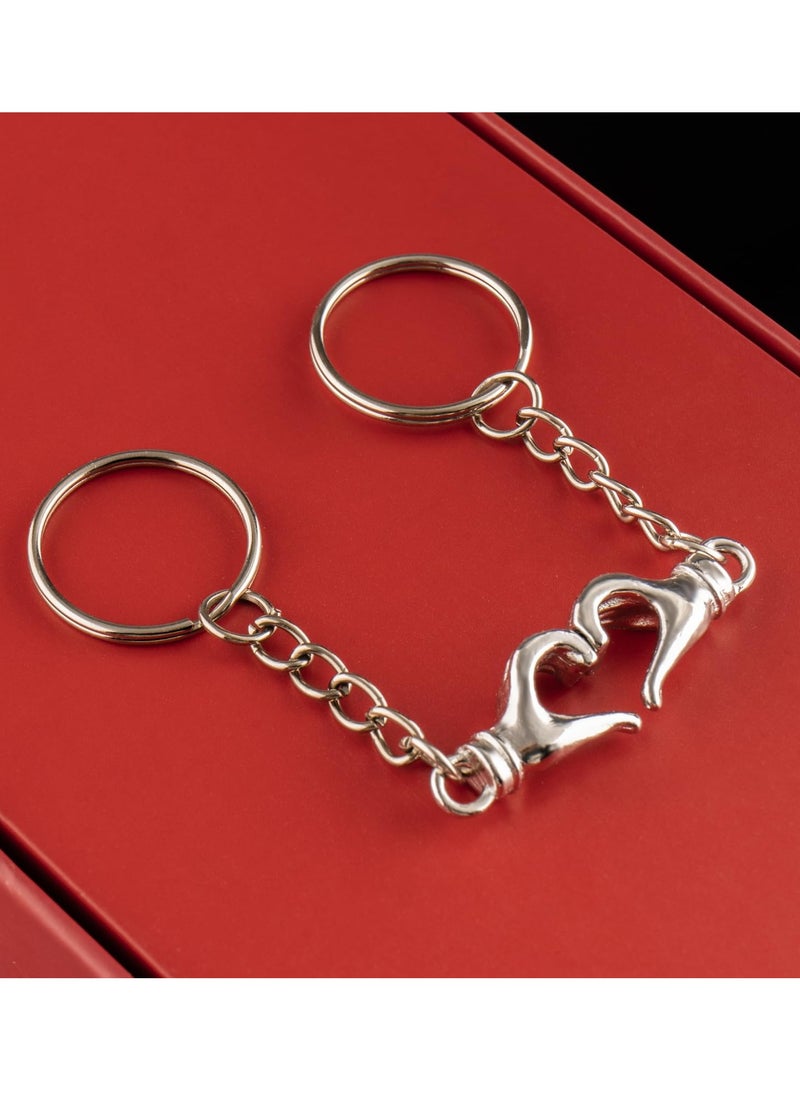 Excefore - Cute Keychain for Boyfriend Funny Valentines Gifts, Matching Keychains for Best Friends Boyfriend Girlfriend, Cute Couple Gifts for Boyfriend Keychain - Image 1