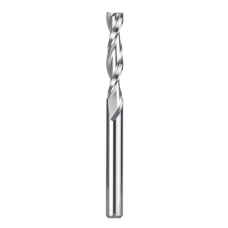SpeTool Spiral Router Bits with UpCut 14 inch Cutting Diameter 14 inch Shank 3 inch Extra Long HRC55 Solid Carbide CNC End Mill for Wood Cut Carving