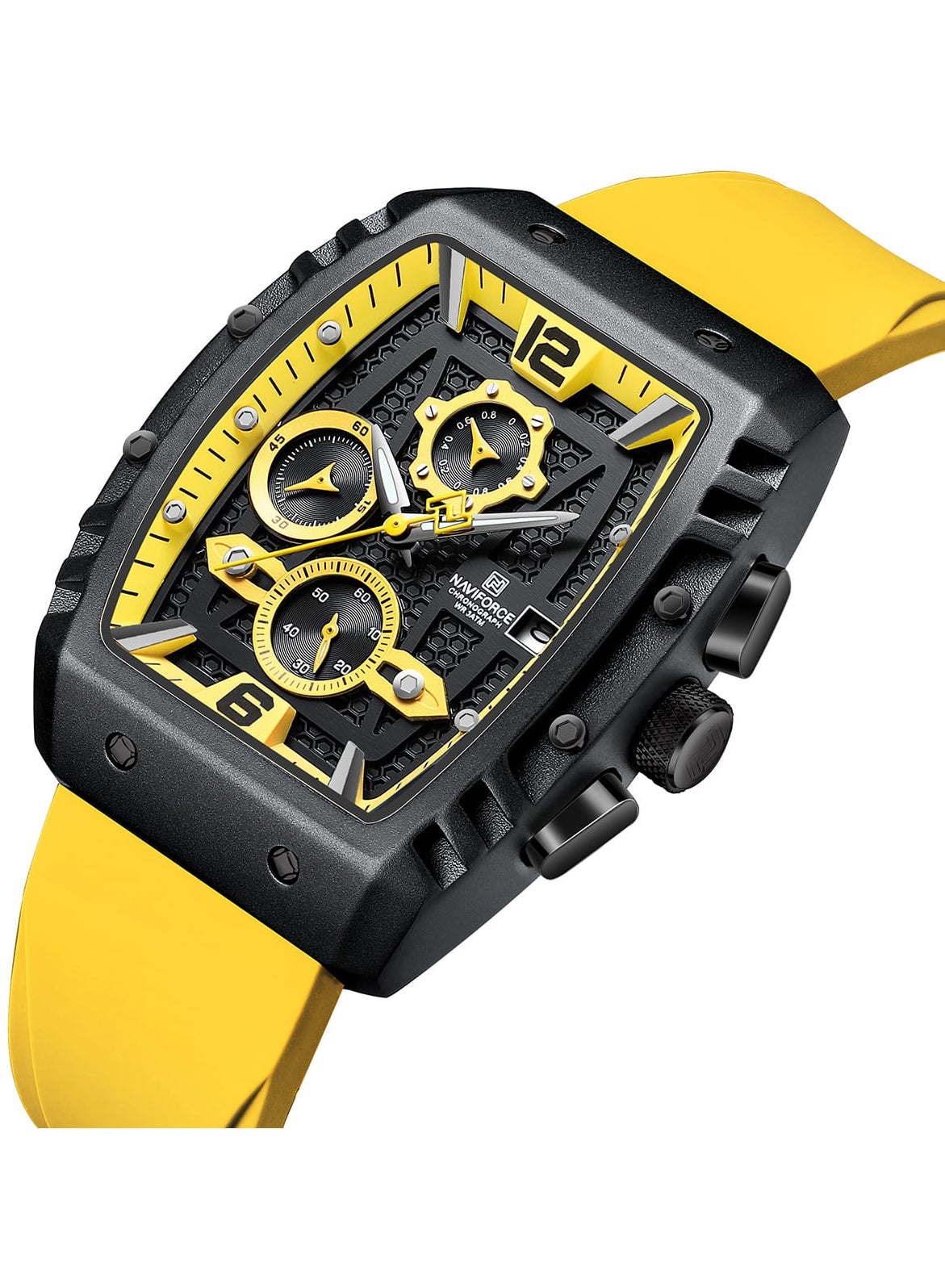 Naviforce Watch For Men NF8025-B-Y-Y