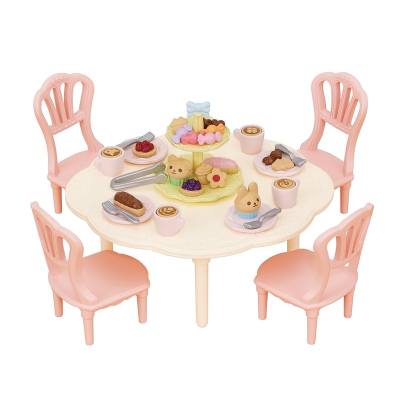 Calico Critters Calico Critters Sweets Party Set - The Perfect Dollhouse Accessories to Host a Tea Party for Your Critters!  - Image 1