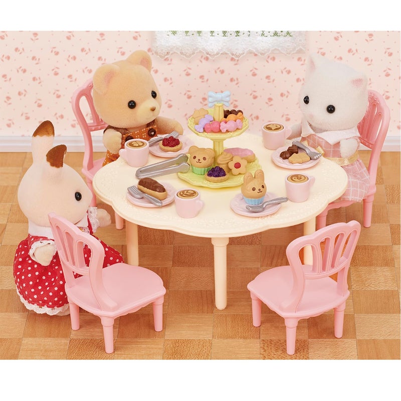 Calico Critters Calico Critters Sweets Party Set - The Perfect Dollhouse Accessories to Host a Tea Party for Your Critters!  - Image 2