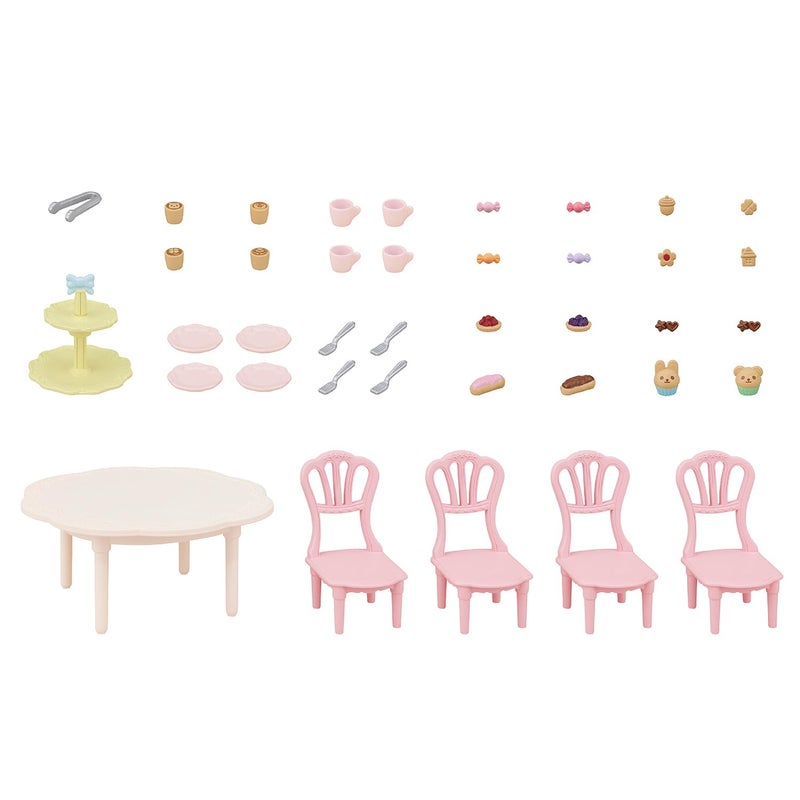 Calico Critters Calico Critters Sweets Party Set - The Perfect Dollhouse Accessories to Host a Tea Party for Your Critters!  - Image 4