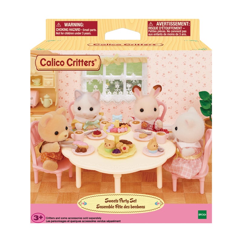 Calico Critters Calico Critters Sweets Party Set - The Perfect Dollhouse Accessories to Host a Tea Party for Your Critters!  - Image 5