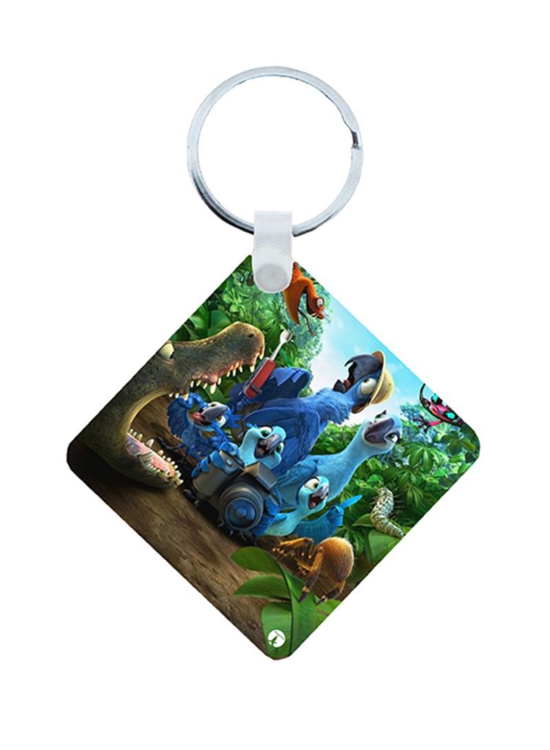 Rio Wooden Keychain
