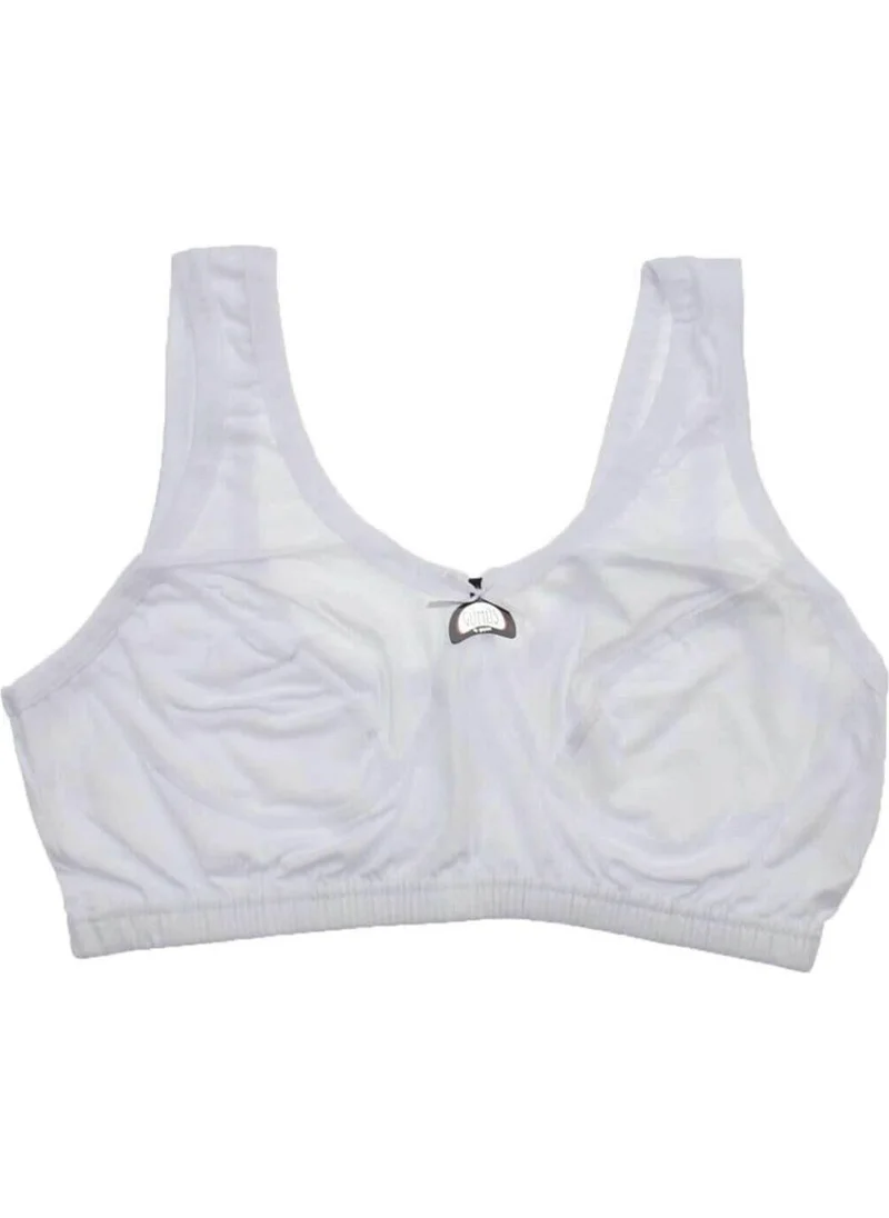 Gümüş Silver Women's Combed Cotton Body Bra 3049 - 6 Pieces