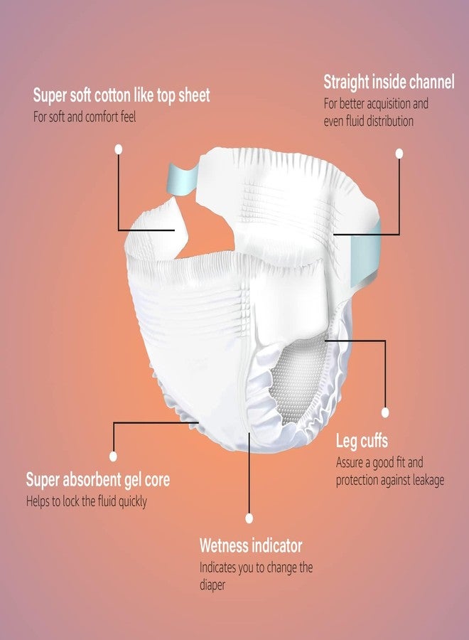 MYAID Unisex Easy Adult Diaper X-Large size. Tape Style. Higher Absorption & Longer Comfort - XL Size (10 Pc) Pack of 1 - Image 2