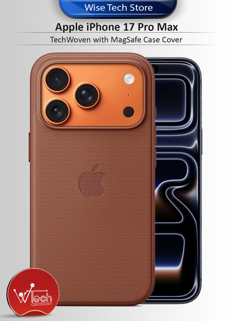Wtech Apple iPhone 17 Pro Max 5G 2025 TechWoven with MagSafe Case Cover (MCMPMN) - Sienna - Image 1