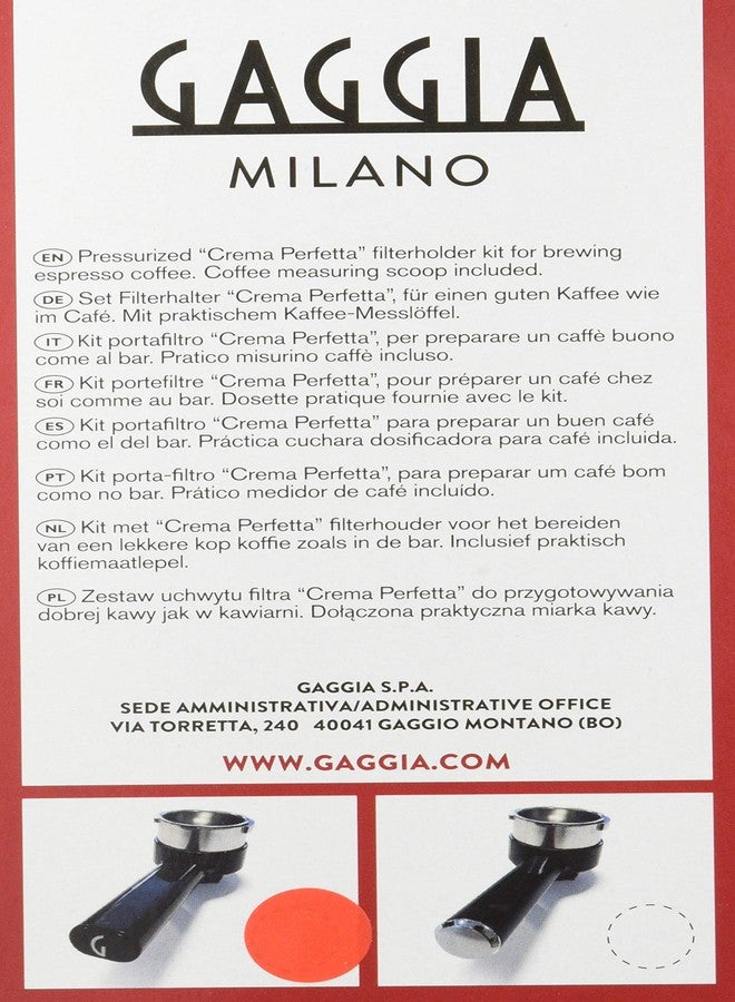 Gaggia 421941312101 Crema Perfetta Filter Holder - Image 3