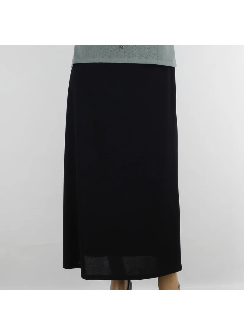 Nursafa Hesna Skirt Bell Navy Blue Bugra Lined
