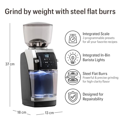Baratza Vario W+ Flat Steel Burr Grinder (Black) - Image 3