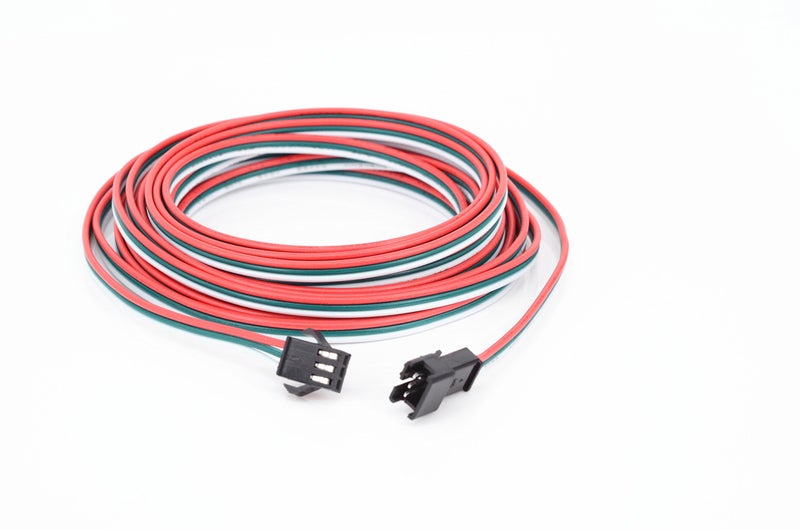 HUALAND 4 pcs/pack 2M 6.56ft 3 Pin JST SM Male Female Plug LED Connector Cable For WS2812B WS2811 SK6812 Symphony LED lights with connectors，SM3P buckle free welding plug light controller wire - Image 2